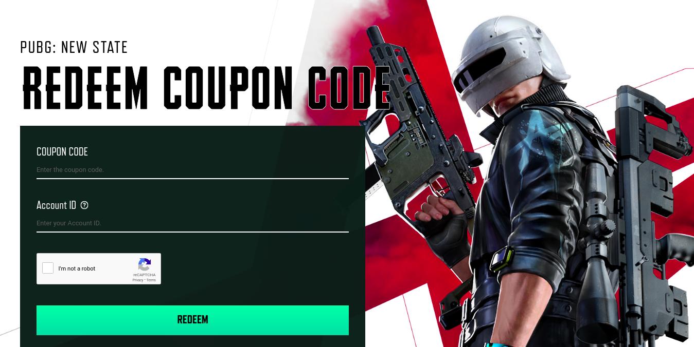 PUBG New State Coupon Codes